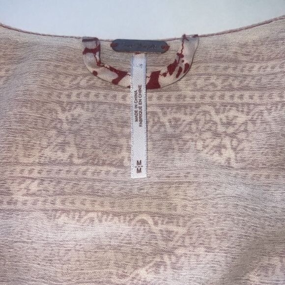 Free People Rogue Floral Open Front Kimono 100% Rayon Womens Size Medium - Picture 7 of 12